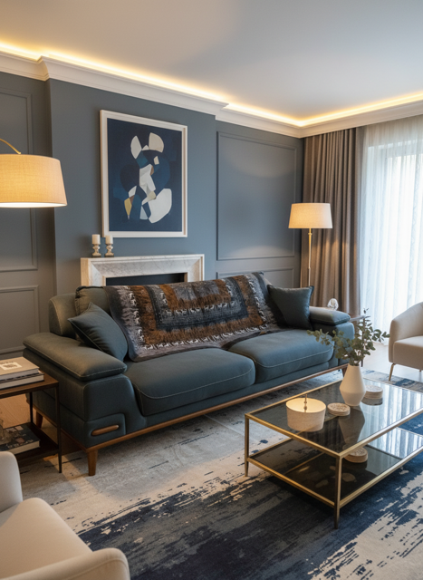 Bulçum Serisi Keçe Masa Örtüsü, Koltuk Şalı, Duvar Panosu Siyah