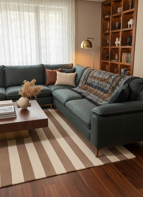 Bulçum Serisi Keçe Masa Örtüsü, Koltuk Şalı, Duvar Panosu Siyah