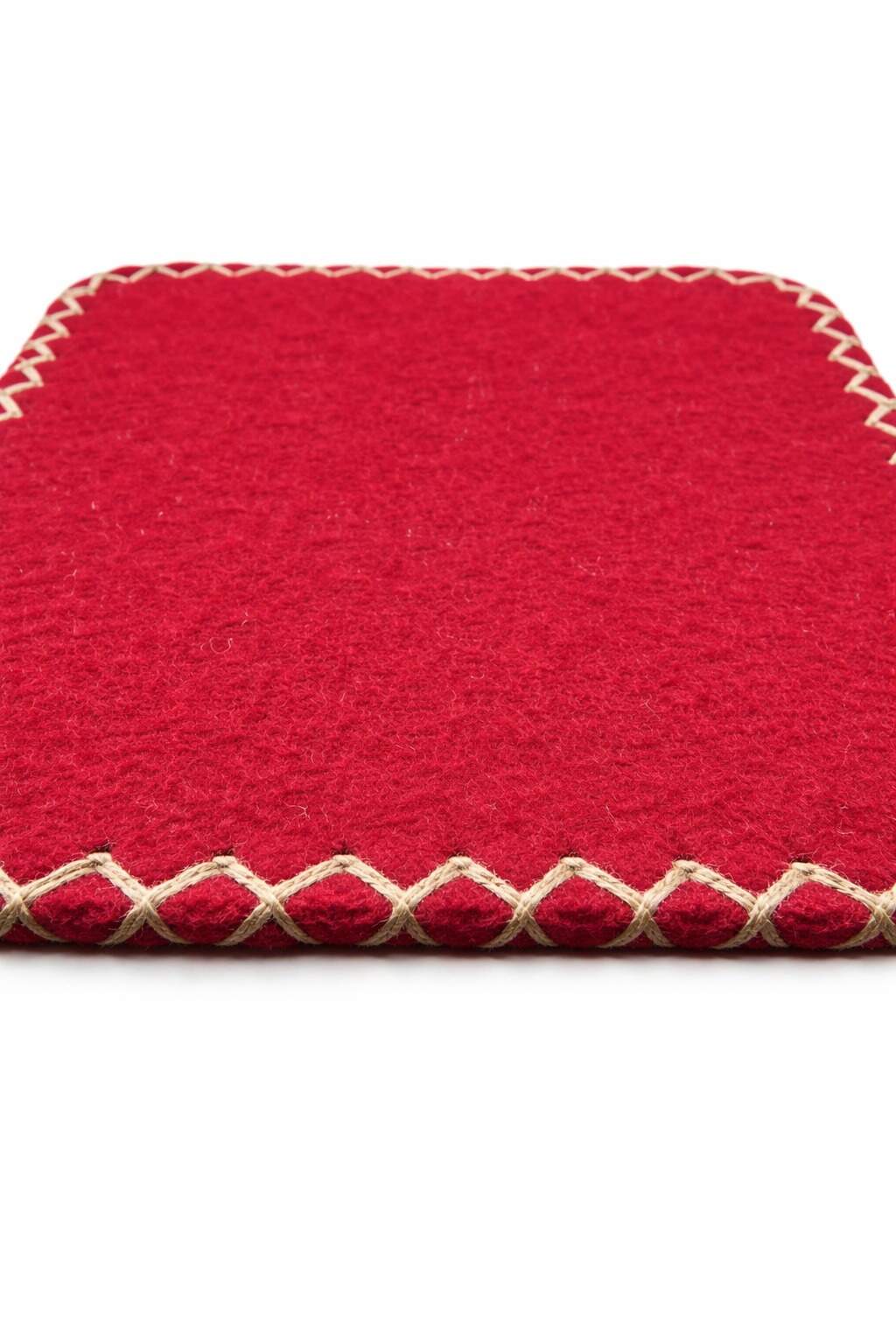 Keçe Minder Kırmızı